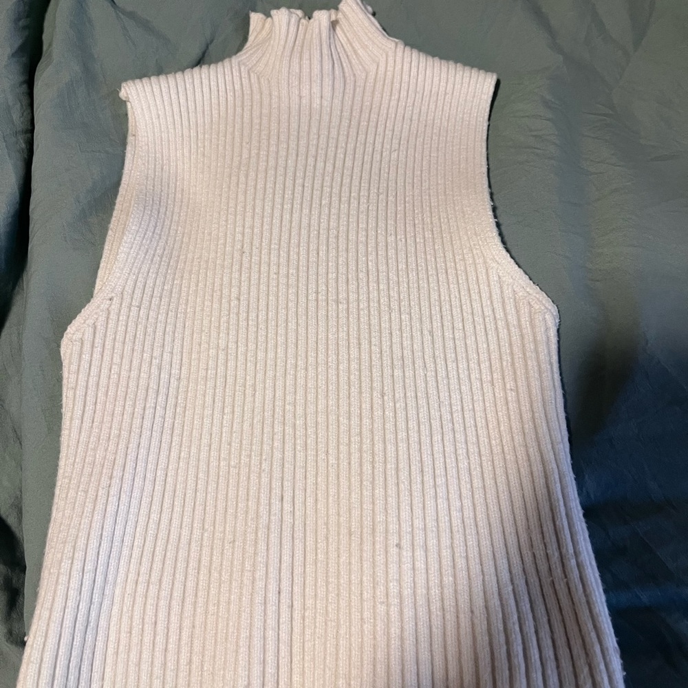 Zara sleeveless turtleneck